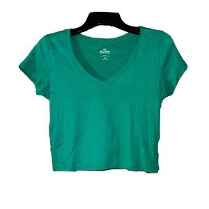 Green Crop Top